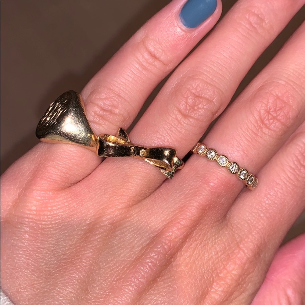 vintage Kate Spade bow ring